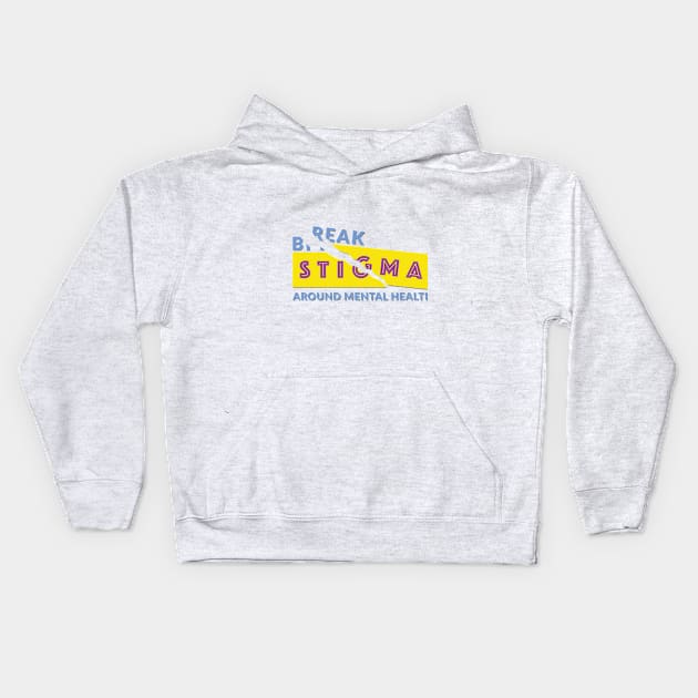 Stigma Free Kids Hoodie by theborderlineproject